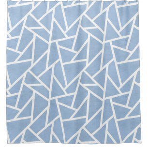 Pale blue and white mosaic pattern