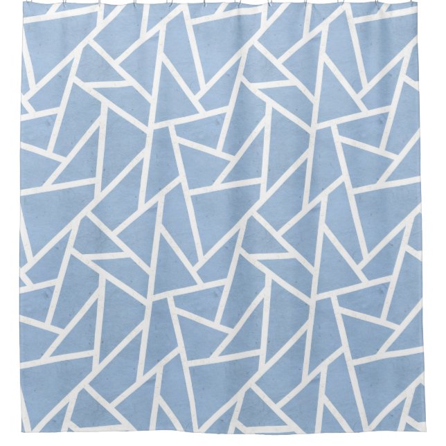 Pale blue and white mosaic pattern (Front)