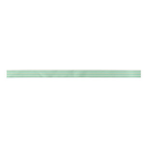 Pale Blue, Aqua Green and Beige Stripes Satin Ribbon