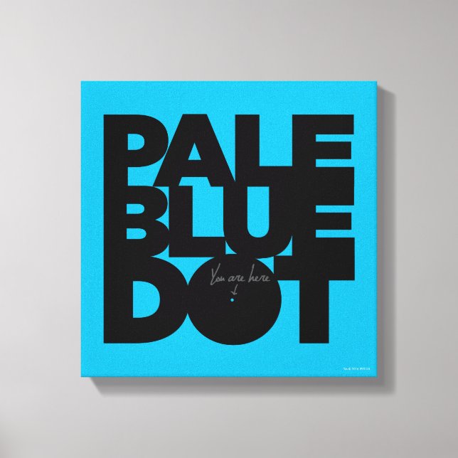 Pale Blue Canvas Print (Front)