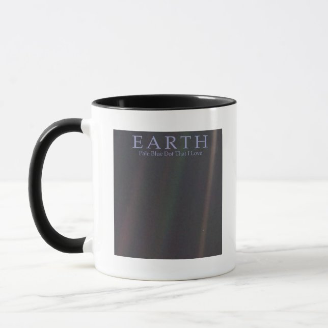 PALE BLUE DOT COMBO COFFEE MUG (Left)