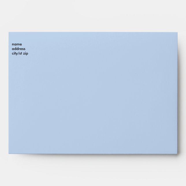 pale blue envelope (Front)