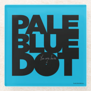 Pale Blue Glass Coaster