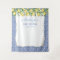 Pale Blue Lemons Boy Baby Shower Photo Dropcloth