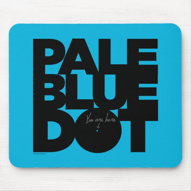 Pale Blue Mouse Pad (Front)