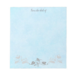 Pale Blue Notepad