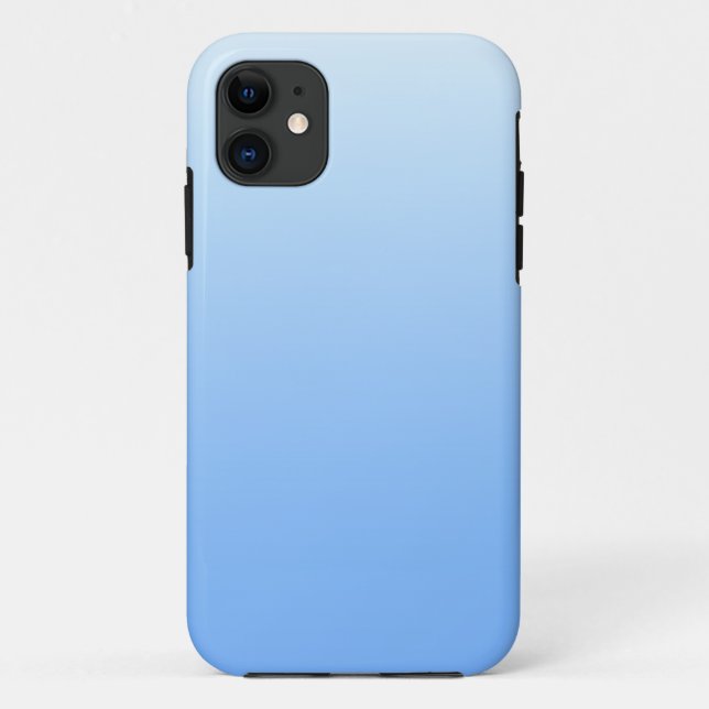 Pale blue ombre background Case-Mate iPhone case (Back)