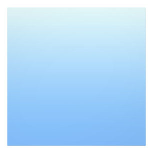 Pale blue ombre background photo print