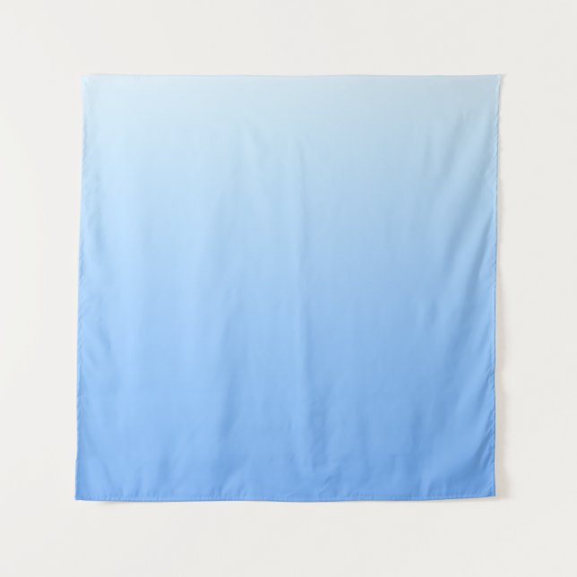 Pale blue ombre background tapestry (Front)