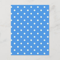 Pale Blue Polka Dot Art