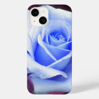 Pale Blue Rose Case-Mate iPhone 14 Case