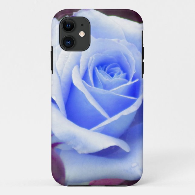 Pale Blue Rose iPhone 5 case (Back)