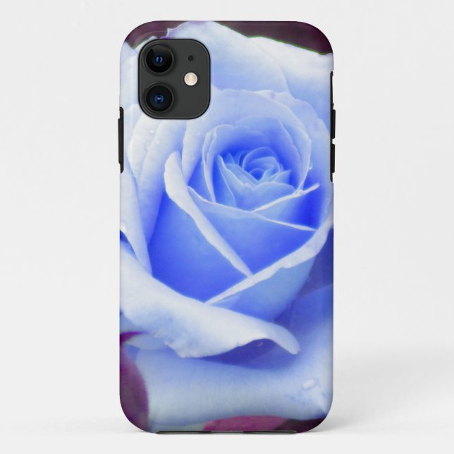 Pale Blue Rose iPhone 5 case (Back)