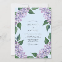 Pale Blue Seraphic Lilac Wedding