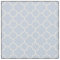 Pale Blue White Quatrefoil Pattern