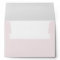Pale Blush Pink with Return Address on Back Flap