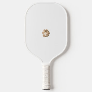 Pale Brown, Hemlock, Brandy hair design Pickleball Paddle