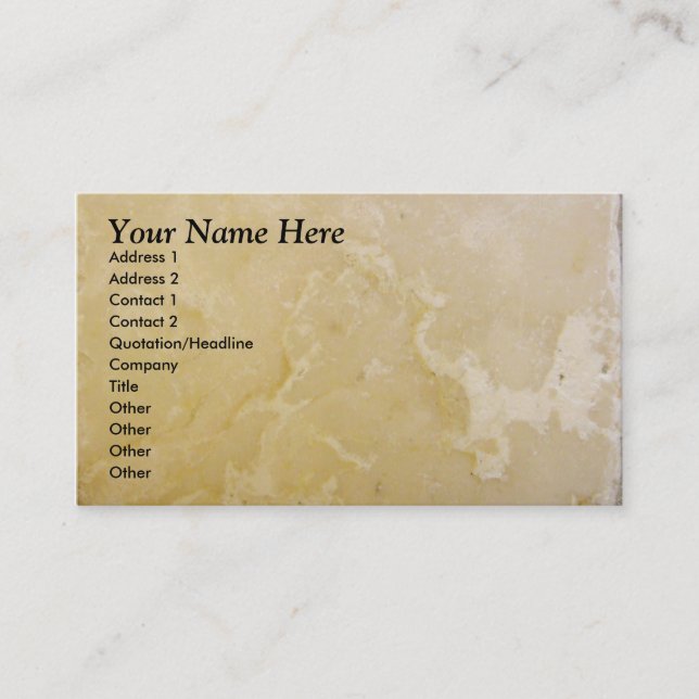 Pale Business Card (Front)