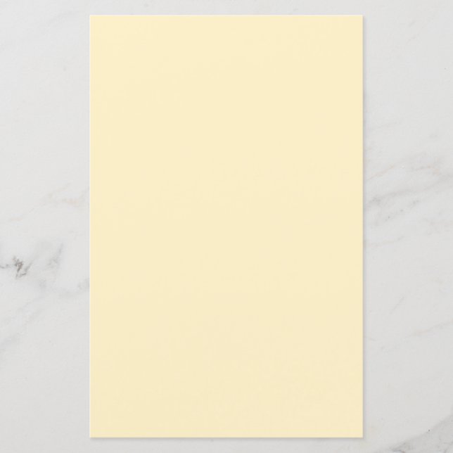 Pale Buttercup Yellow Solid Colour (Front)