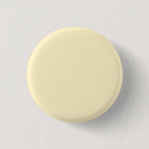 Pale Buttercup Yellow Solid Colour 1 Inch Round Button