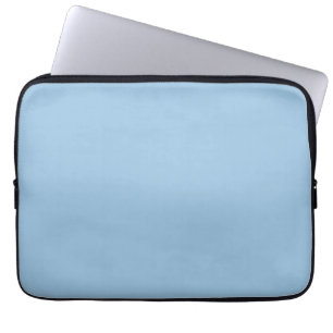 Pale Cerulean Solid Colour Laptop Sleeve