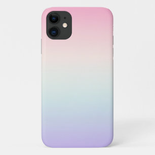 Pale colourful gradient background iPhone 11 case