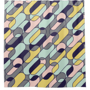 Pale Colours Geometric: Retro Pattern