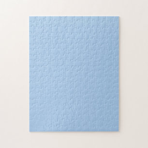 Pale Cornflower Blue Solid Colour Jigsaw Puzzle