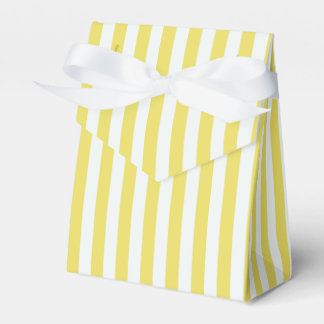 Pale Gold and White Stripes by Shirley Taylor Favor Box