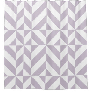 Pale Grape Geometric Deco Cube