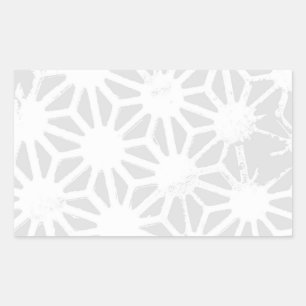 Pale gray geometric pattern sticker