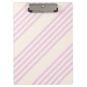 Pale green and beige five stripes pattern clipboar clipboard