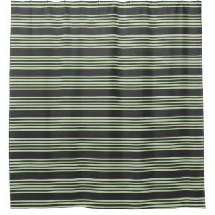 Pale green and charcoal five stripes pattern