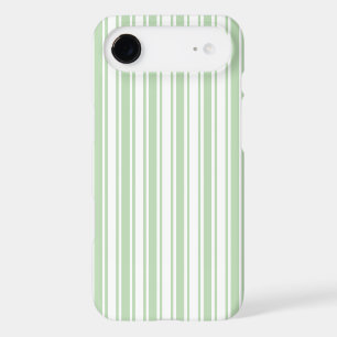 Pale green and white candy stripes