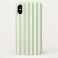 Pale green and white candy stripes