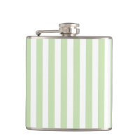 Pale green and white candy stripes