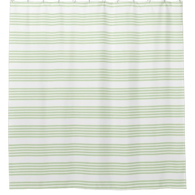 Pale green and white five stripes pattern (Front)