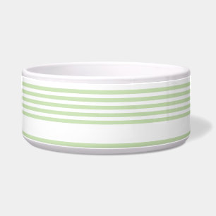 Pale green and white five stripes pattern
