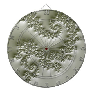 Pale green fractal dartboard