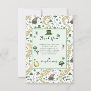 Pale Green Lucky Jour de la Saint Patrick Carte de