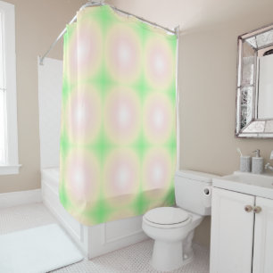 Pale Green Rose White 3D Optical Gradient Pattern