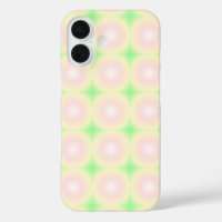 Pale Green Rose White 3D Optical Gradient Pattern