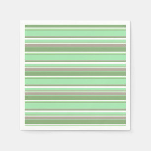 Pale green stripes napkin