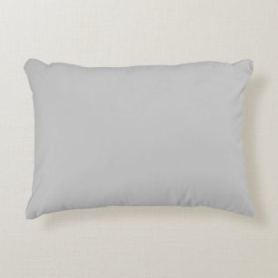 Pale Grey Geometric Pattern - Summer Decor Accent Pillow