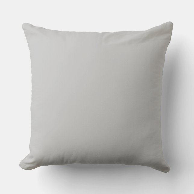 Pale Grey Geometric Pattern - Summer Decor Throw Pillow (Front)