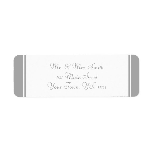 Pale Grey Return Address (Front)