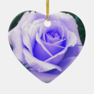 Pale Lavender Rose Ornament