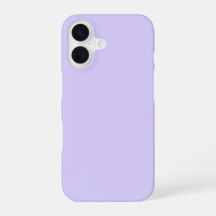 Pale Lavender Solid Color iPhone 16 Case