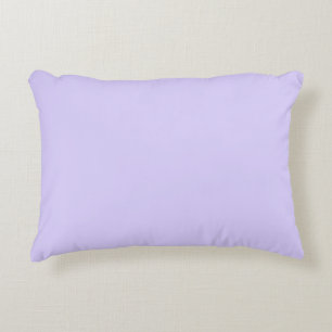 Pale Lavender Solid Colour Accent Pillow