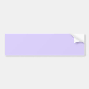 Pale Lavender Solid Colour Bumper Sticker